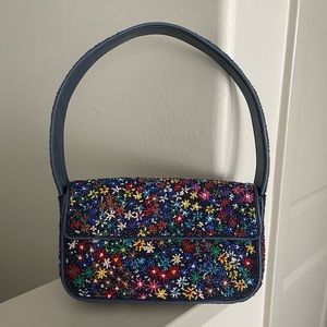 STAUD Tommy Floral Shoulder Bag